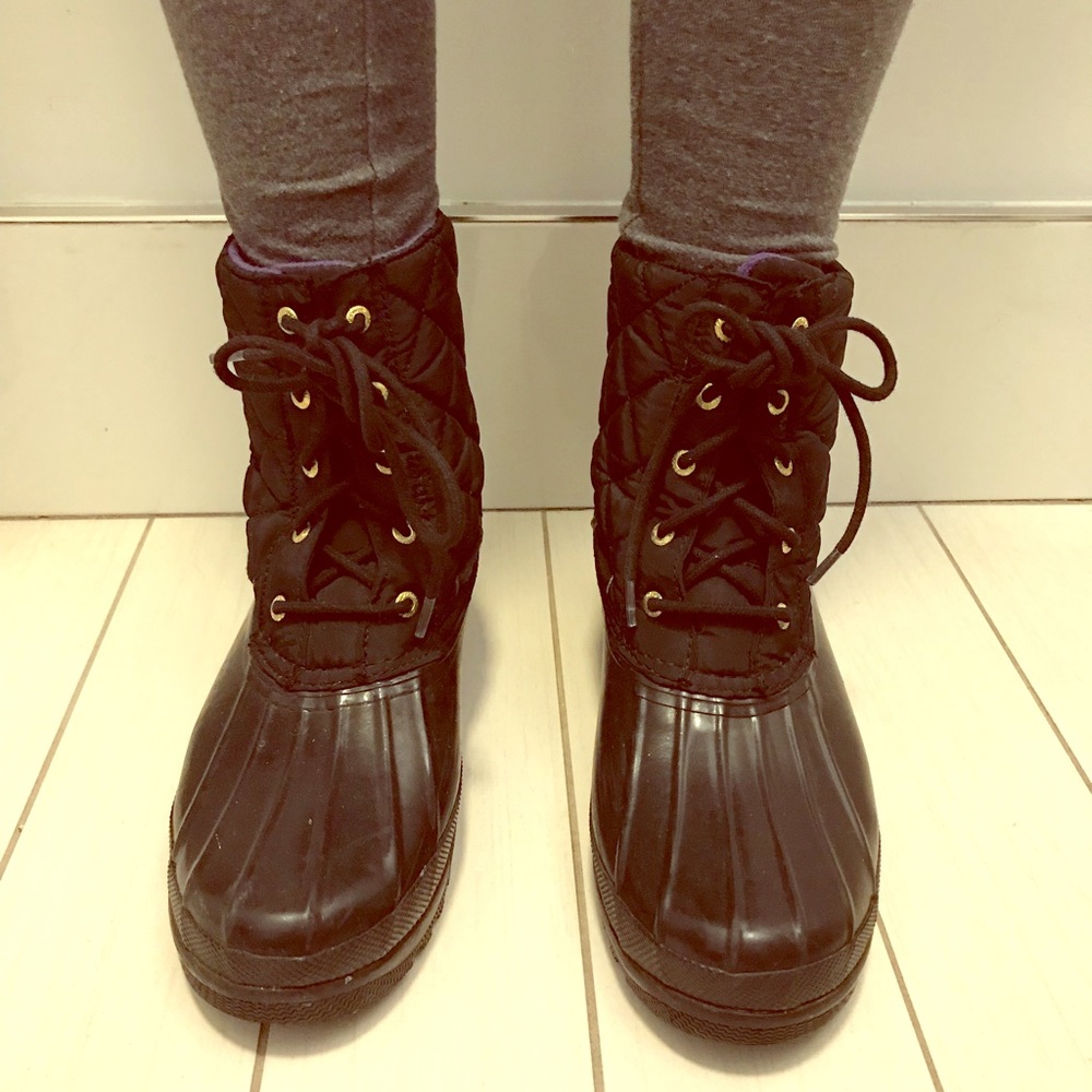 SPERRY RAIN BOOTS- SIZE 8